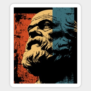 Socrates, Father of Western Philosophy | Thinker's Gift Magnet